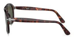 Shop PERSOL Arrow Logo Pilot Sunglasses in Havana online.