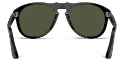 Shop PERSOL Pilot Sunglasses in Black online.