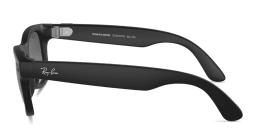 Shop Ray-Ban Meta Wayfarer Unisex Square Sunglasses in Matte Black online.