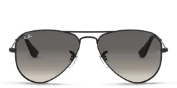 Shop Ray-Ban Junior Kids Pilot Sunglasses in Black online.