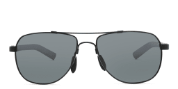 Shop Maui Jim Guardrails Unisex Aviator Sunglasses in Black online.