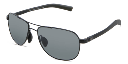 Shop Maui Jim Guardrails Unisex Aviator Sunglasses in Black online.