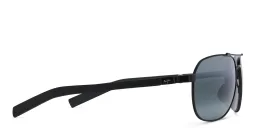 Shop Maui Jim Guardrails Unisex Aviator Sunglasses in Black online.