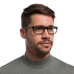 Shop Oakley Currency™ Rectangle Eyeglasses in Satin Black online.