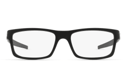 Shop Oakley Currency™ Rectangle Eyeglasses in Satin Black online.
