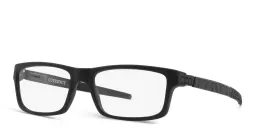 Shop Oakley Currency™ Rectangle Eyeglasses in Satin Black online.