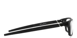 Shop Oakley Currency™ Rectangle Eyeglasses in Satin Black online.