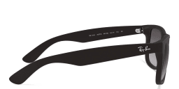 Shop Ray-Ban Justin Square Sunglasses in Black online.