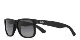 Shop Ray-Ban Unisex Square Sunglasses in Black online.