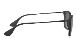 Shop Ray-Ban Chris Square Sunglasses in Black online.