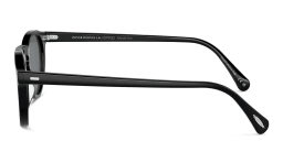 Shop OLIVER PEOPLES Gregory Peck Sun Unisex Panthos Sunglasses in Semi-Matte Black online.