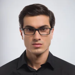 تسوق نظارات طبية أوبتكس بإطار مستطيل للجنسين راي بان بلون أسود أونلاين.