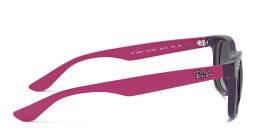 Shop Ray-Ban Junior Kids New Wayfarer Square Sunglasses in Violet online.