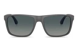 Shop Emporio Armani Square Sunglasses in Grey online.