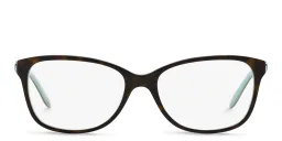 Shop TIFFANY Return to Tiffany® Square Eyeglasses in Havana online.