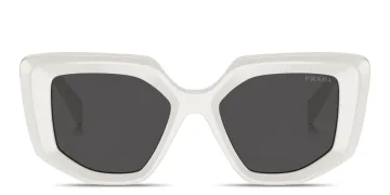 Triangle Logo Irregular Sunglasses
