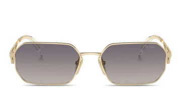 Triangle Logo Irregular Sunglasses