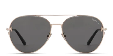 T Logo Aviator Sunglasses