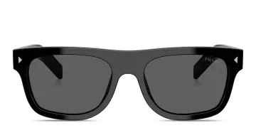 Engraved Logo Square Sunglasses