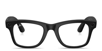 Meta Wayfarer Unisex Square Eyeglasses With Blue-Violet Light Lenses