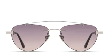 Astor Rimless Pilot Sunglasses