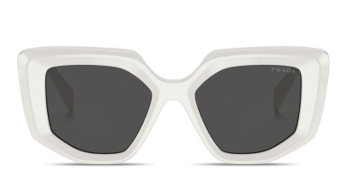 Triangle Logo Irregular Sunglasses
