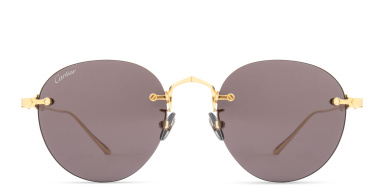 Signature 'C'de Cartier Round Sunglasses