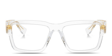 Vertical Logo Rectangle Eyeglasses