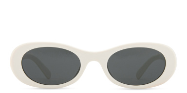 Vertical Logo Oval Sunglasses