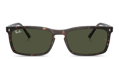 Logo-Embossed Unisex Rectangle Sunglasses