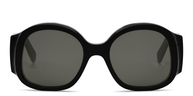 Maxi Triomphe Black Round Sunglasses
