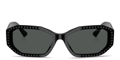 Crystal Oval Sunglasses