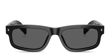 Engraved Logo Rectangle Sunglasses