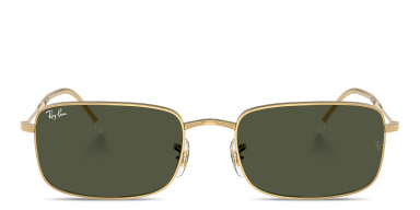 Logo-Engraved Unisex Rectangle Sunglasses