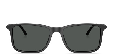 Logo Print Rectangle Sunglasses