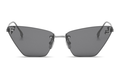 Fendi First Crystal Rimless Cat-Eye Sunglasses