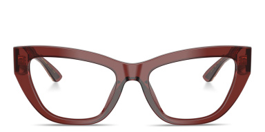 Logo Lettering Cat-Eye Eyeglasses