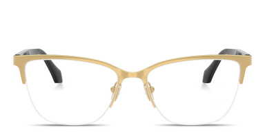 Logo Signature Half-Rim Cat-Eye Eyeglasses