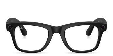 Meta Wayfarer Unisex Square Eyeglasses With Blue-Violet Light Lenses