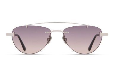 Astor Rimless Pilot Sunglasses