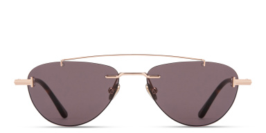 Astor Rimless Pilot Sunglasses