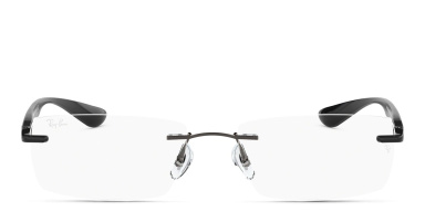 Optics Unisex Rectangle Eyeglasses