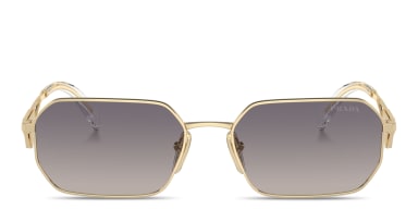 Triangle Logo Irregular Sunglasses