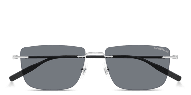 Snowcap Rimless Rectangle Sunglasses