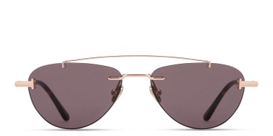 Astor Rimless Pilot Sunglasses