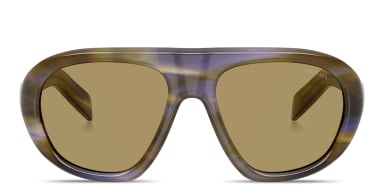 Logo Signature Irregular Sunglasses