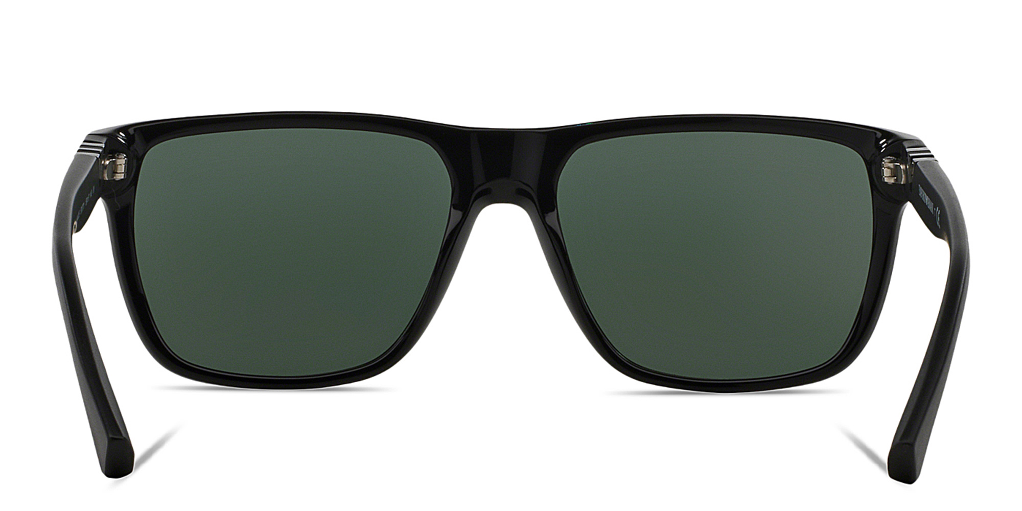 Emporio Armani Unisex Square Sunglasses in Shiny Black – Product Photo 4