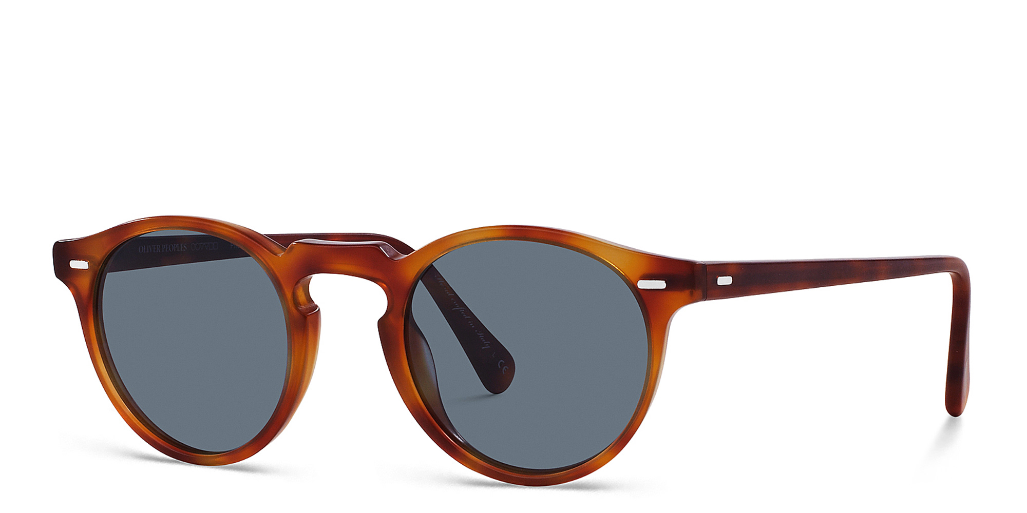 OLIVER PEOPLES Unisex Panthos Sunglasses in Semi-Matte LBR – Product Photo 2