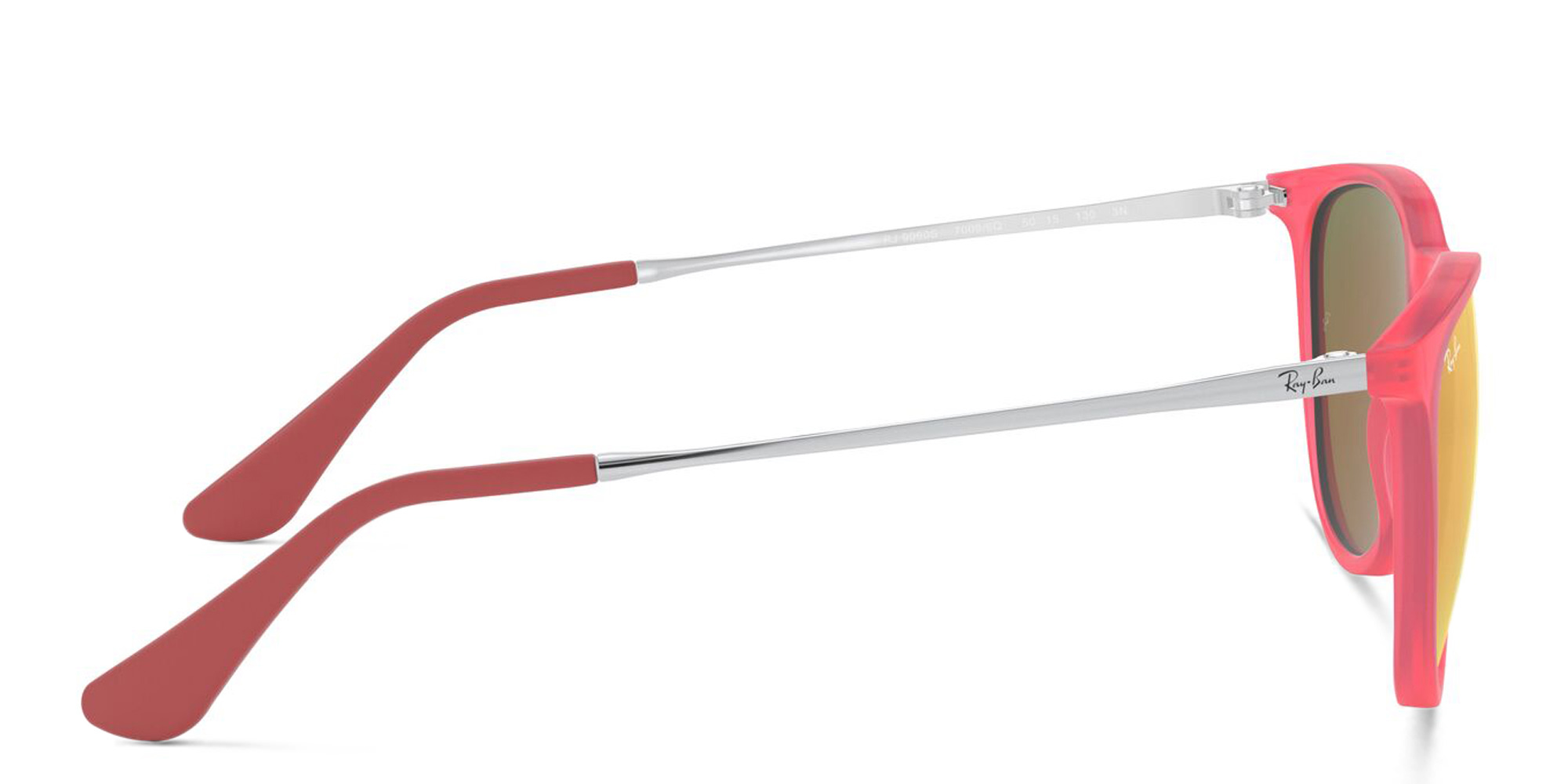 Ray-Ban Junior Kids Erika Round Sunglasses in Pink – Product Photo 3