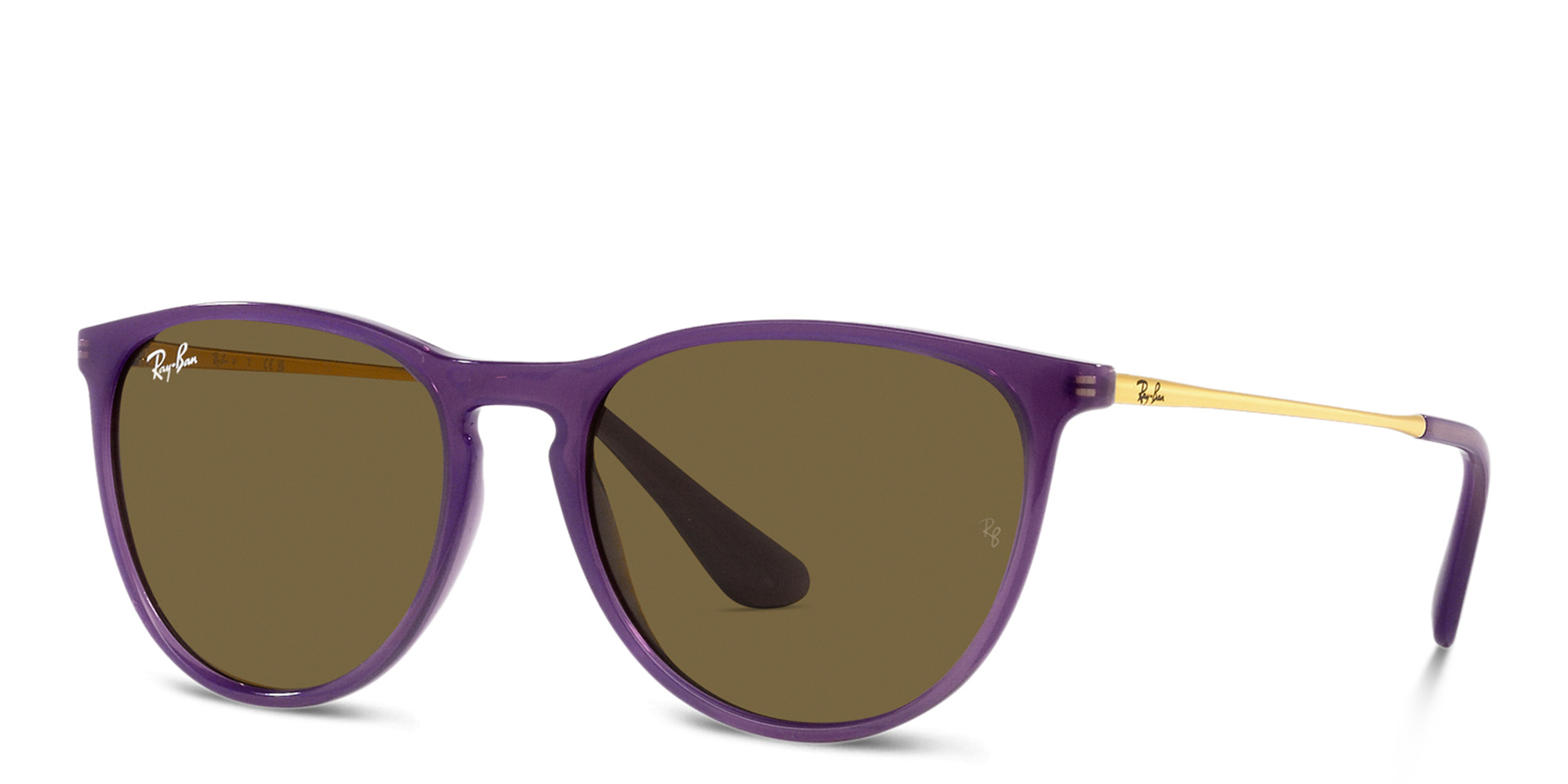 Ray-Ban Junior Kids Panthos Sunglasses in Opal Violet – Product Photo 2